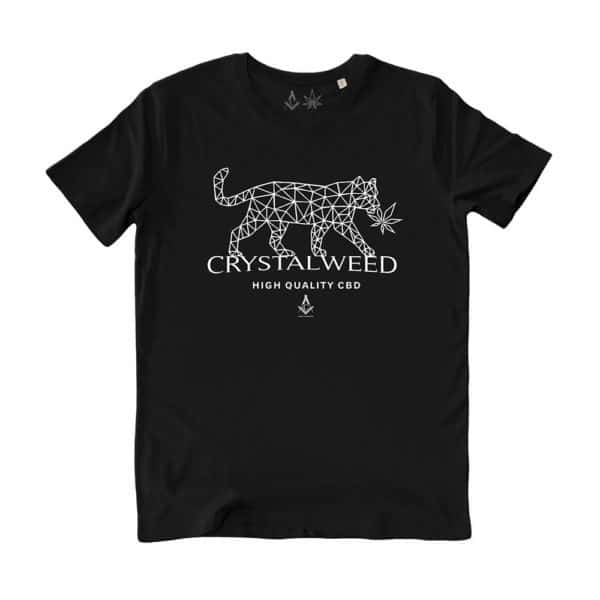 Maglietta Crystalweed nera