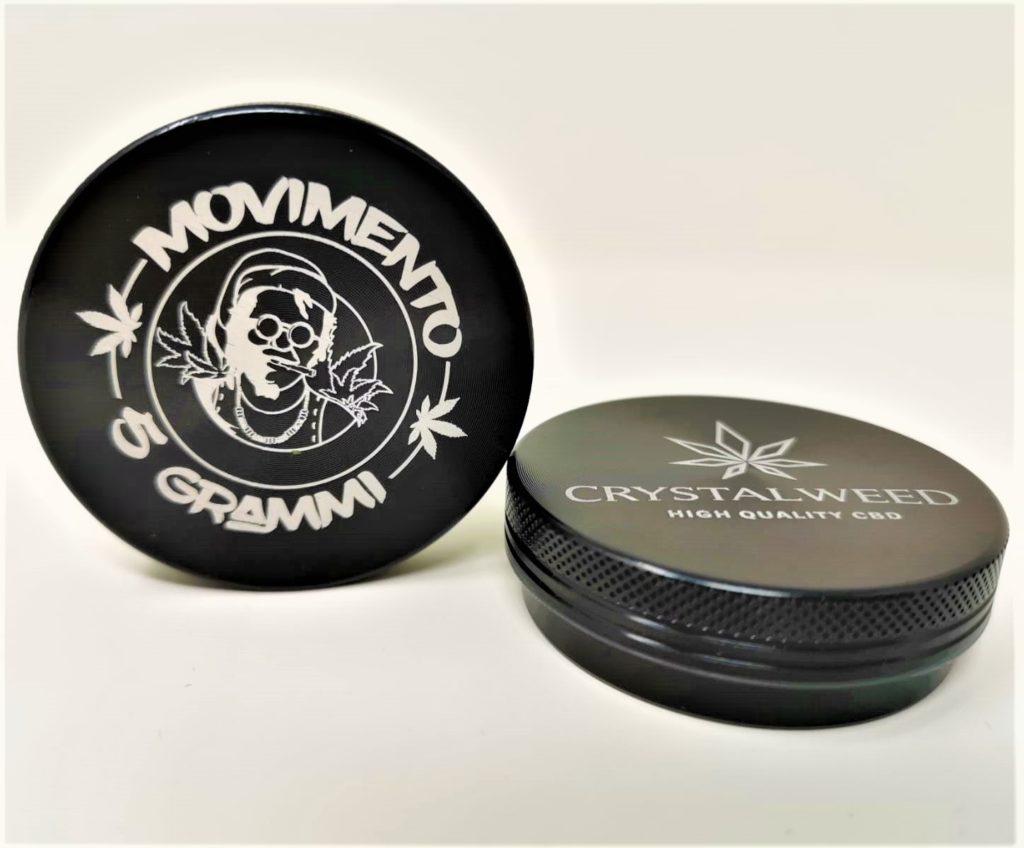 grinder Crystalweed - idee regalo cannabis light
