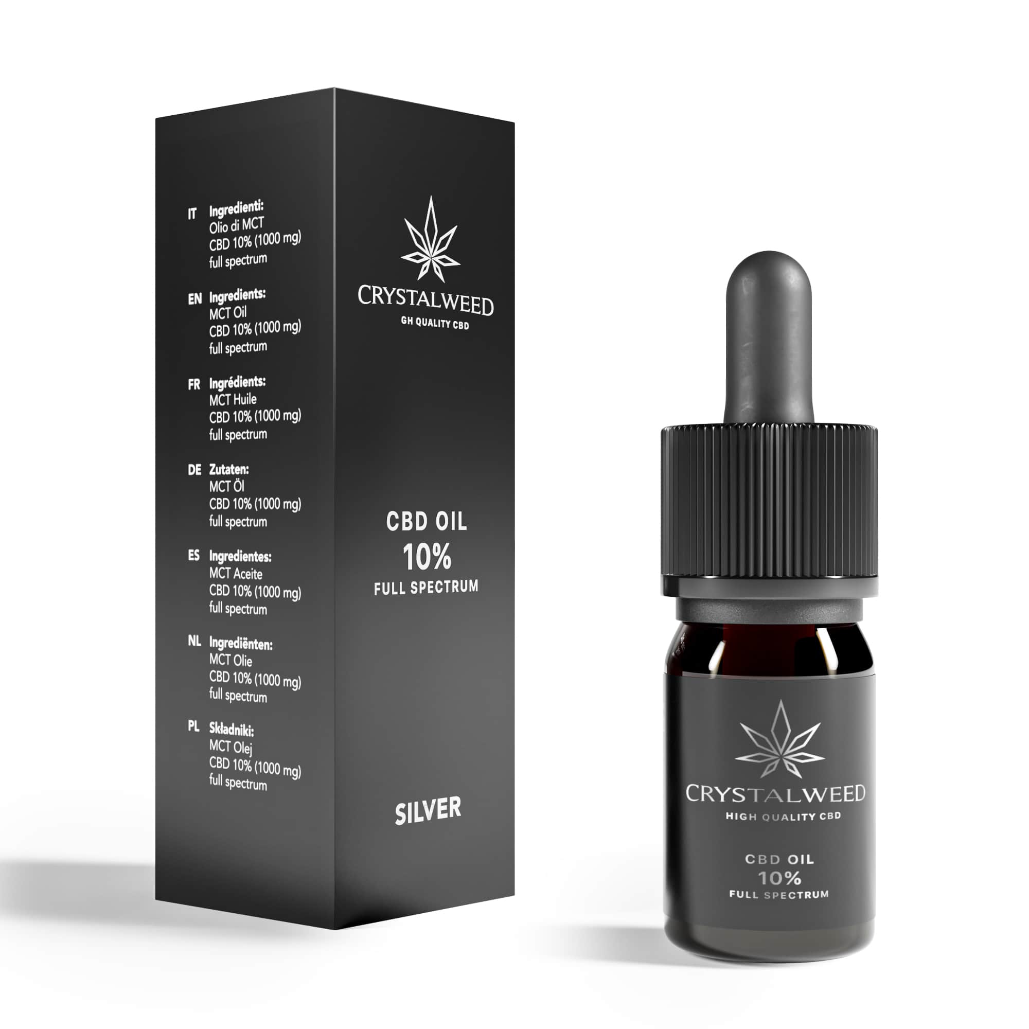 Olio CBD 10% Full Spectrum Crystalweed