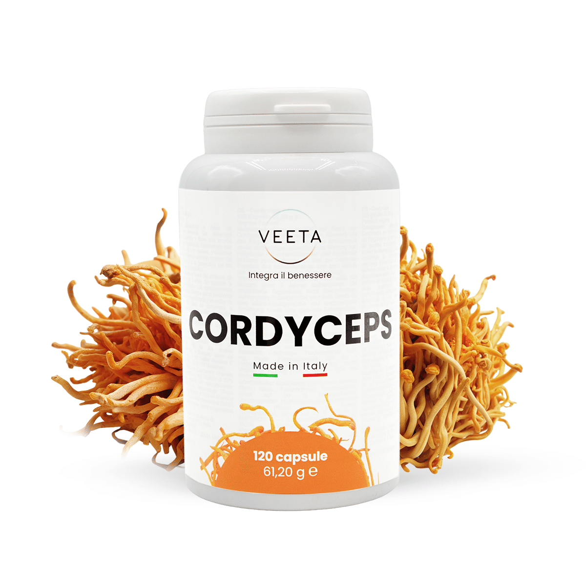 Cordyceps fungo medicinale 120 capsule