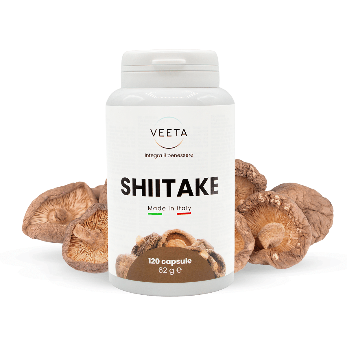 Shiitake fungo medicinale 120 capsule